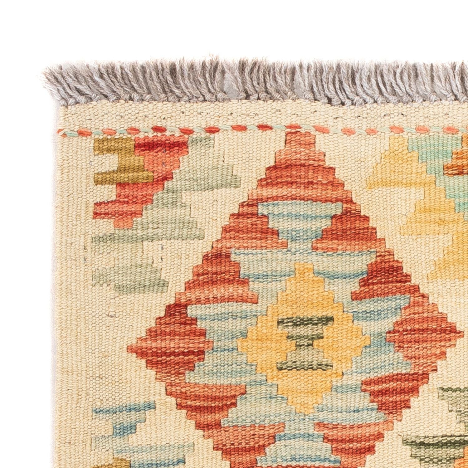Kelim Carpet - Splash firkantet  - 52 x 50 cm - flerfarvet