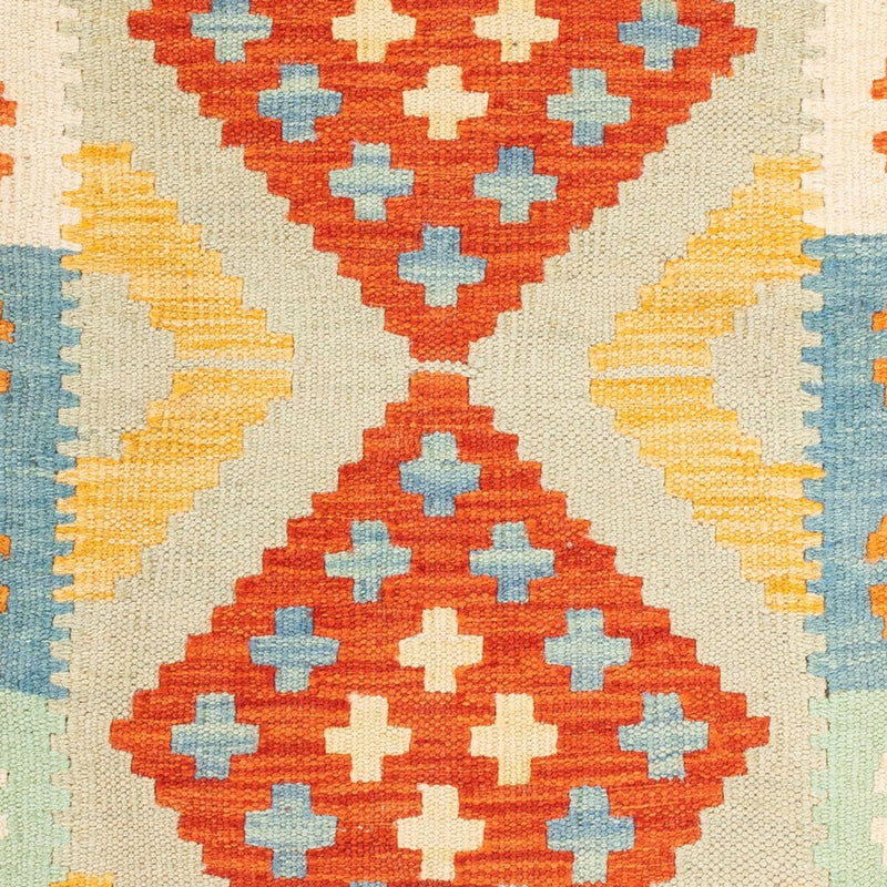 Kelim Carpet - Splash - 89 x 63 cm - flerfarvet