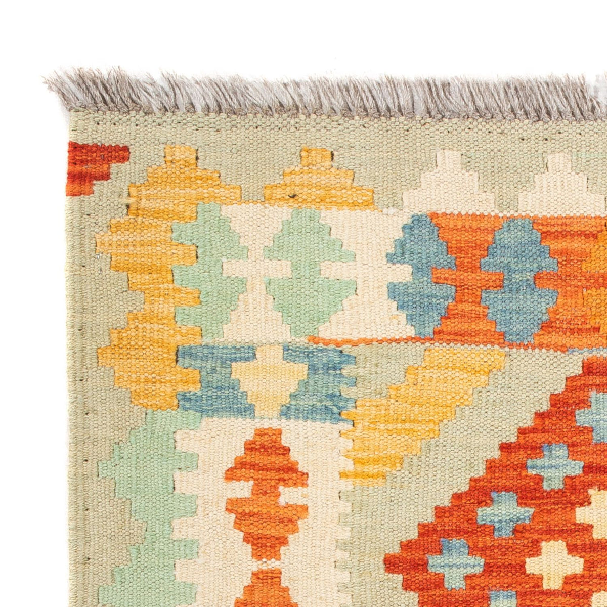 Kelim Carpet - Splash - 89 x 63 cm - flerfarvet