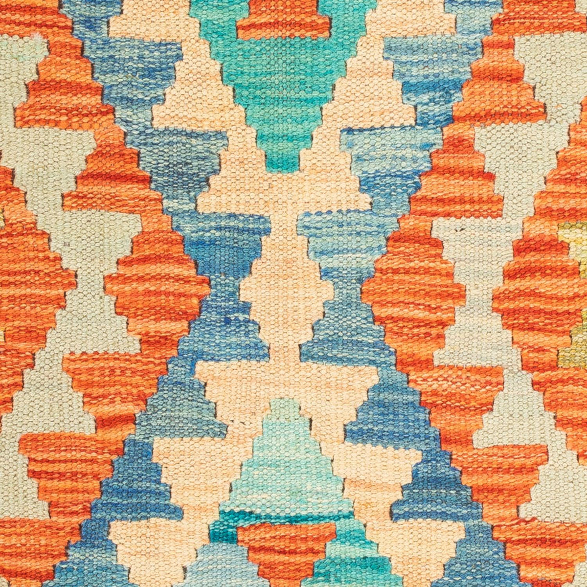 Kelim Carpet - Splash - 89 x 63 cm - flerfarvet