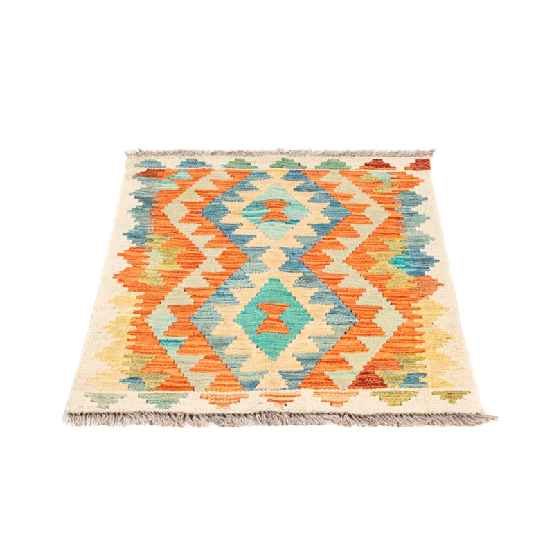 Kelim Carpet - Splash - 89 x 63 cm - flerfarvet