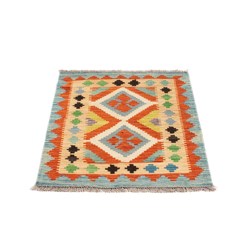Kelim Carpet - Splash - 89 x 63 cm - flerfarvet