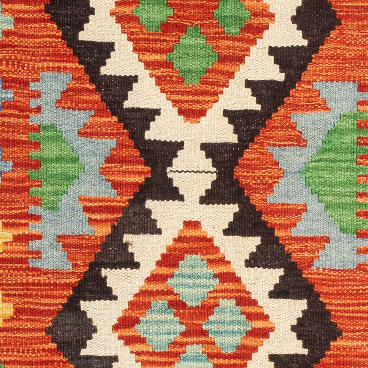 Kelim Carpet - Splash - 89 x 63 cm - flerfarvet