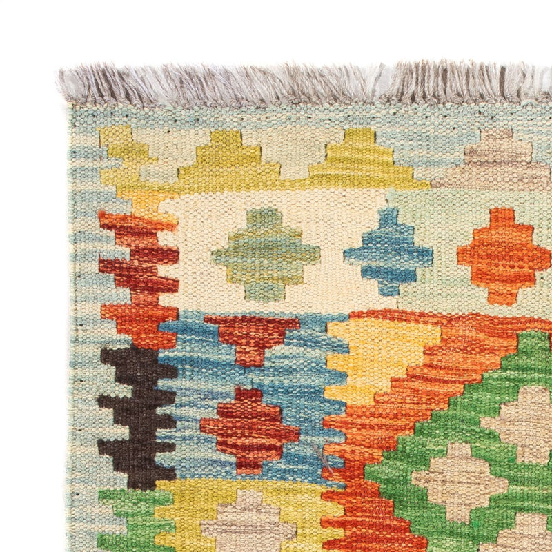 Kelim Carpet - Splash - 89 x 63 cm - flerfarvet