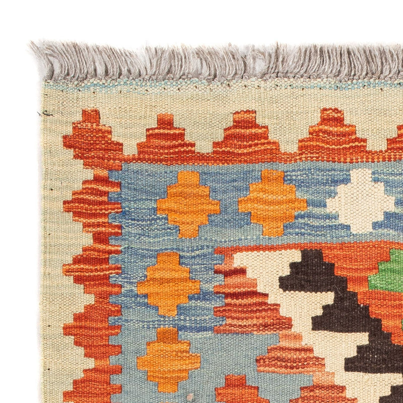Kelim Carpet - Splash - 89 x 63 cm - flerfarvet