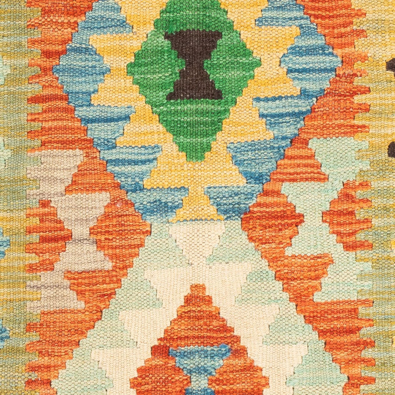 Kelim Carpet - Splash - 89 x 63 cm - flerfarvet