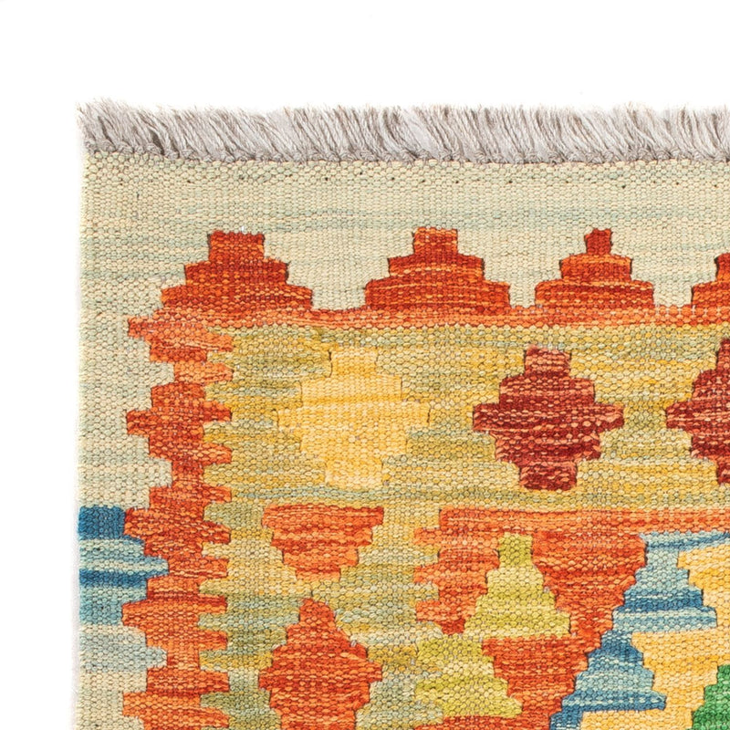 Kelim Carpet - Splash - 89 x 63 cm - flerfarvet