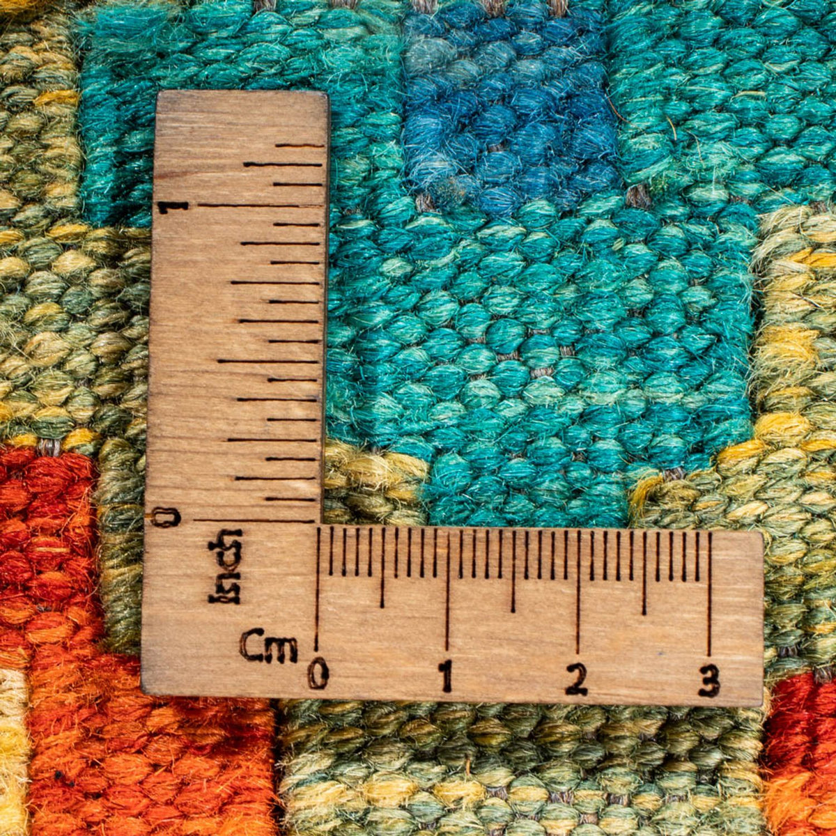 Løber Kelim Carpet - Splash - 297 x 80 cm - flerfarvet