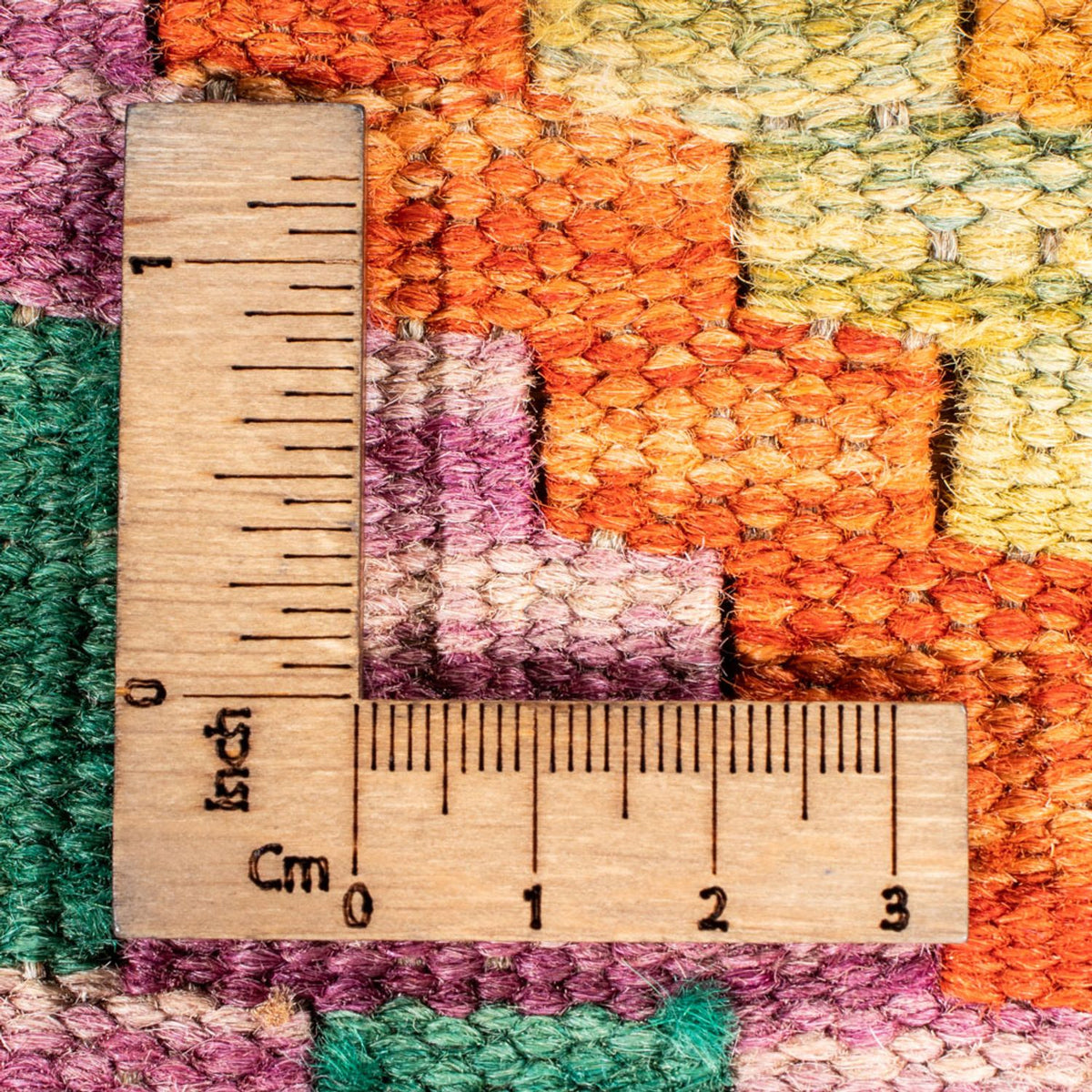 Løber Kelim Carpet - Splash - 297 x 86 cm - flerfarvet