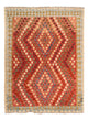Kilim Maimana Tæppe 193x148cm - Uldtæppe
