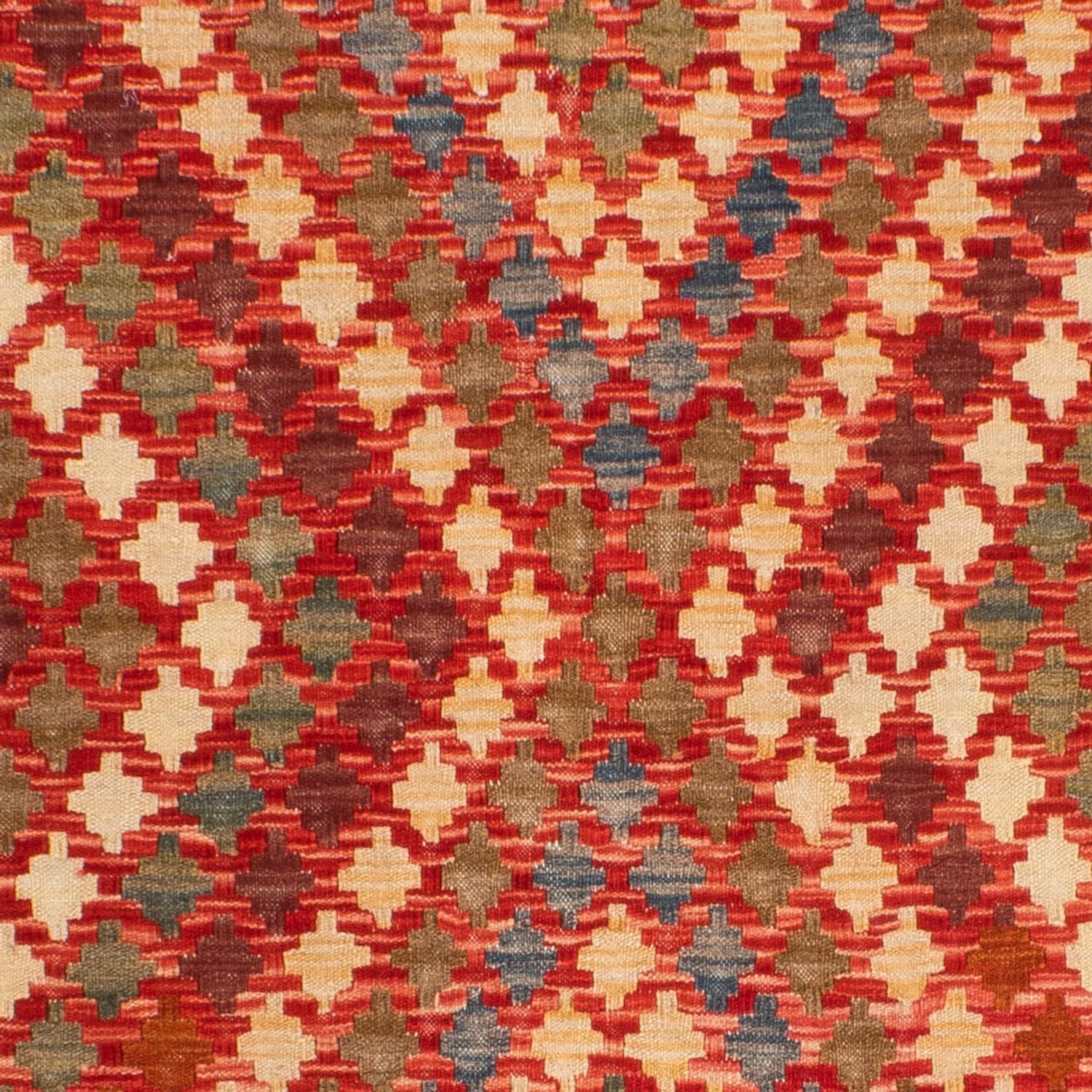 Kelim Carpet - Splash - 193 x 148 cm - flerfarvet