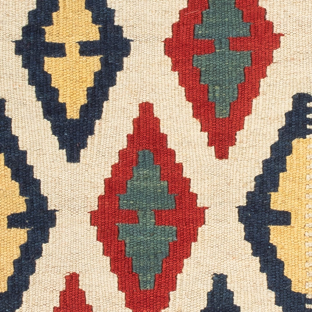 Kelim-tæppe - orientalsk - 60 x 40 cm - flerfarvet