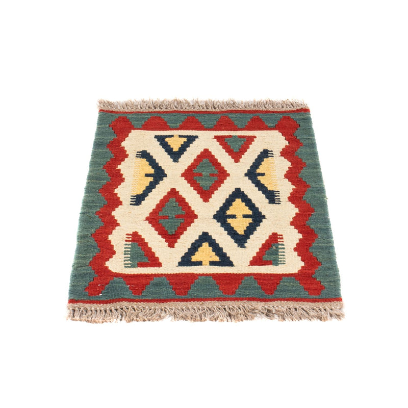 Kelim-tæppe - orientalsk - 60 x 40 cm - flerfarvet