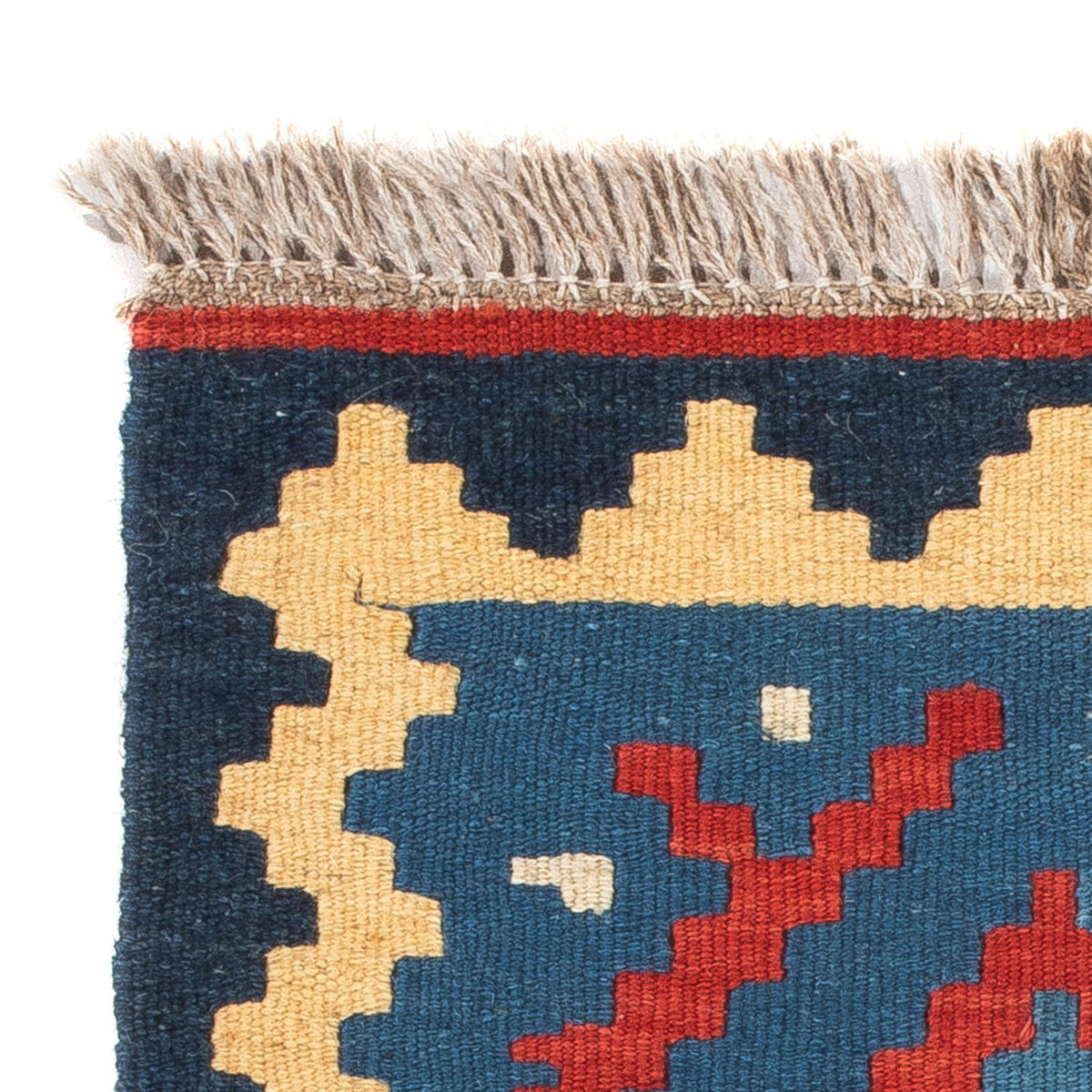 Kelim-tæppe - orientalsk - 60 x 40 cm - flerfarvet