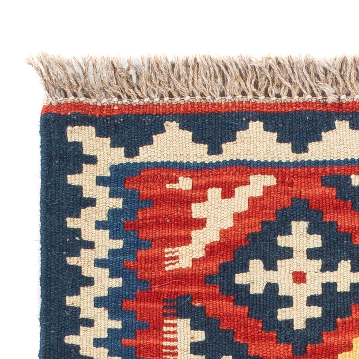 Kelim-tæppe - orientalsk - 60 x 40 cm - flerfarvet