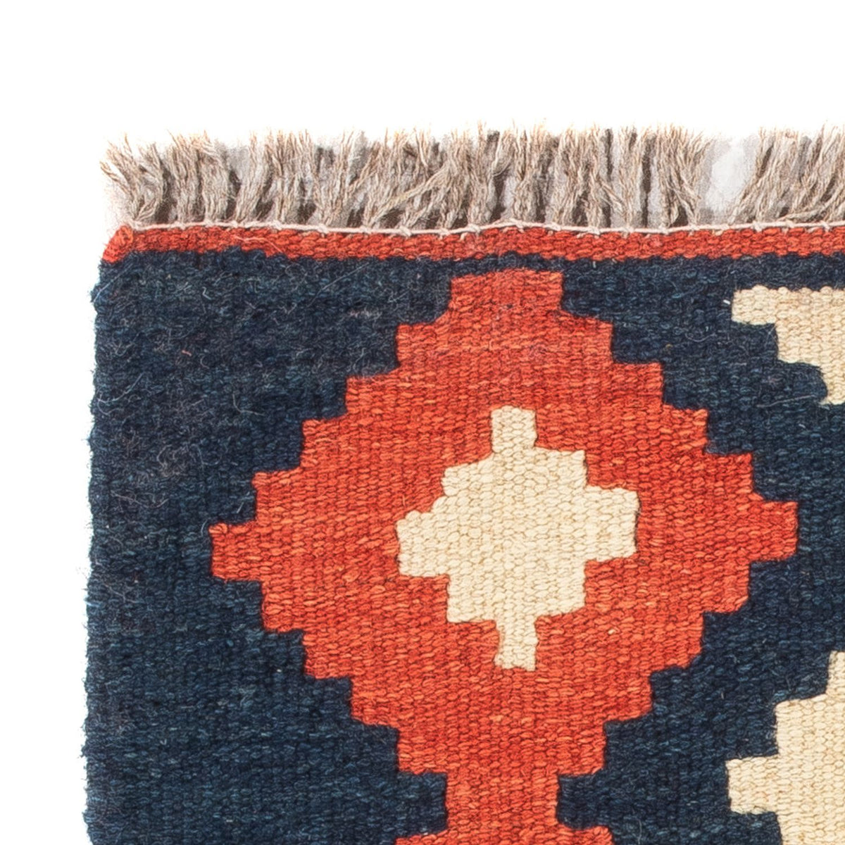 Kelim-tæppe - orientalsk - 60 x 40 cm - flerfarvet