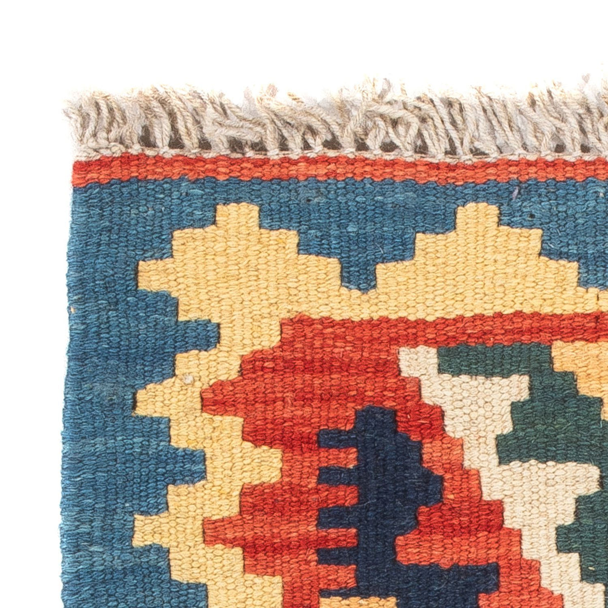 Kelim-tæppe - orientalsk - 60 x 40 cm - flerfarvet