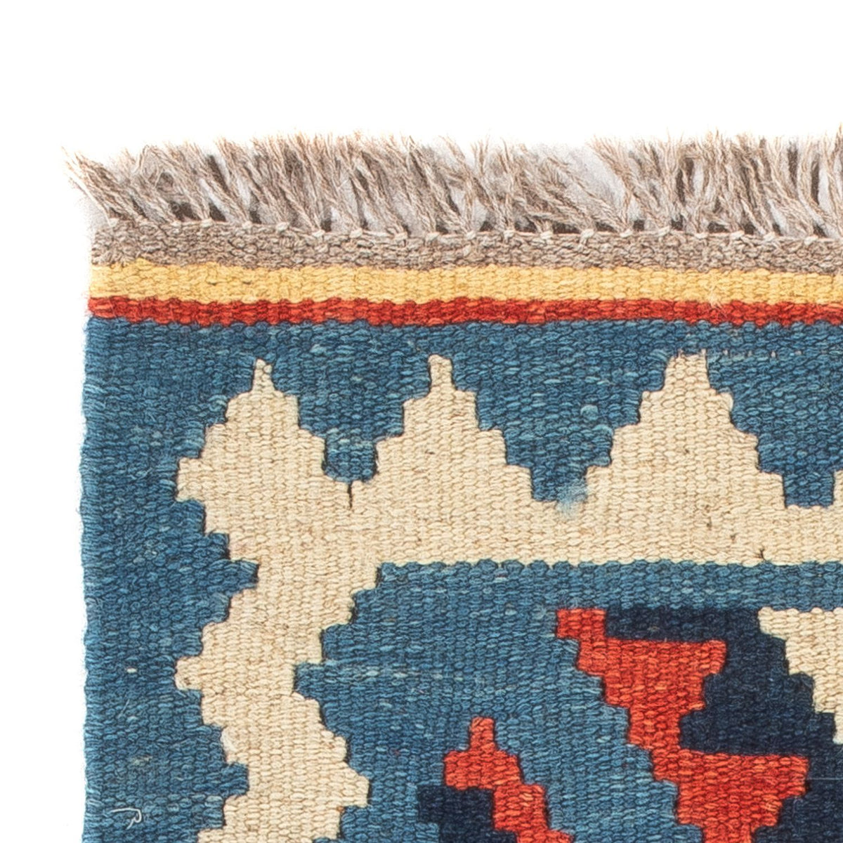 Kelim-tæppe - orientalsk - 60 x 40 cm - flerfarvet