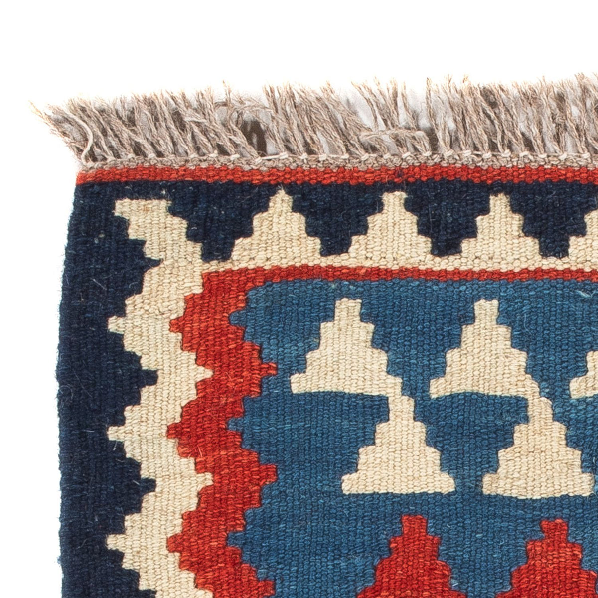 Kelim-tæppe - orientalsk - 60 x 40 cm - flerfarvet