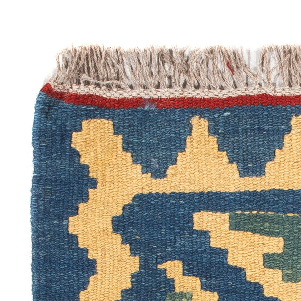 Kelim-tæppe - orientalsk - 60 x 40 cm - flerfarvet