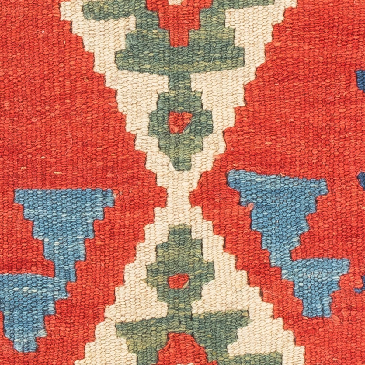 Kelim-tæppe - orientalsk - 60 x 40 cm - flerfarvet