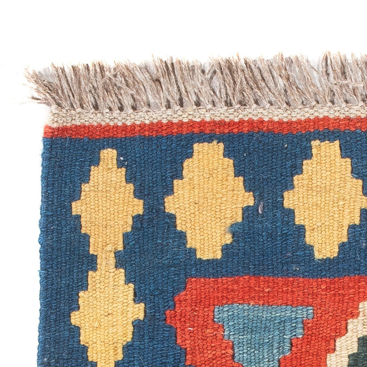 Kelim-tæppe - orientalsk - 60 x 40 cm - flerfarvet