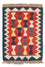 Kelim-tæppe - orientalsk - 60 x 40 cm - flerfarvet