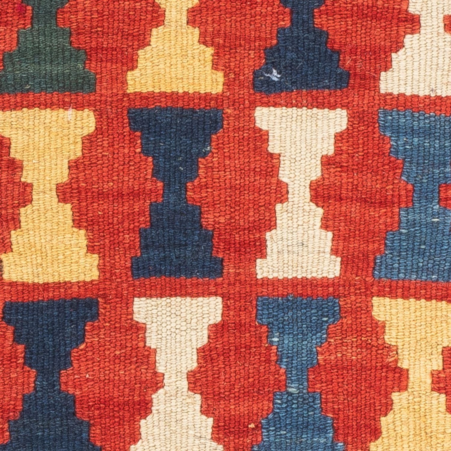 Kelim-tæppe - orientalsk - 60 x 40 cm - flerfarvet