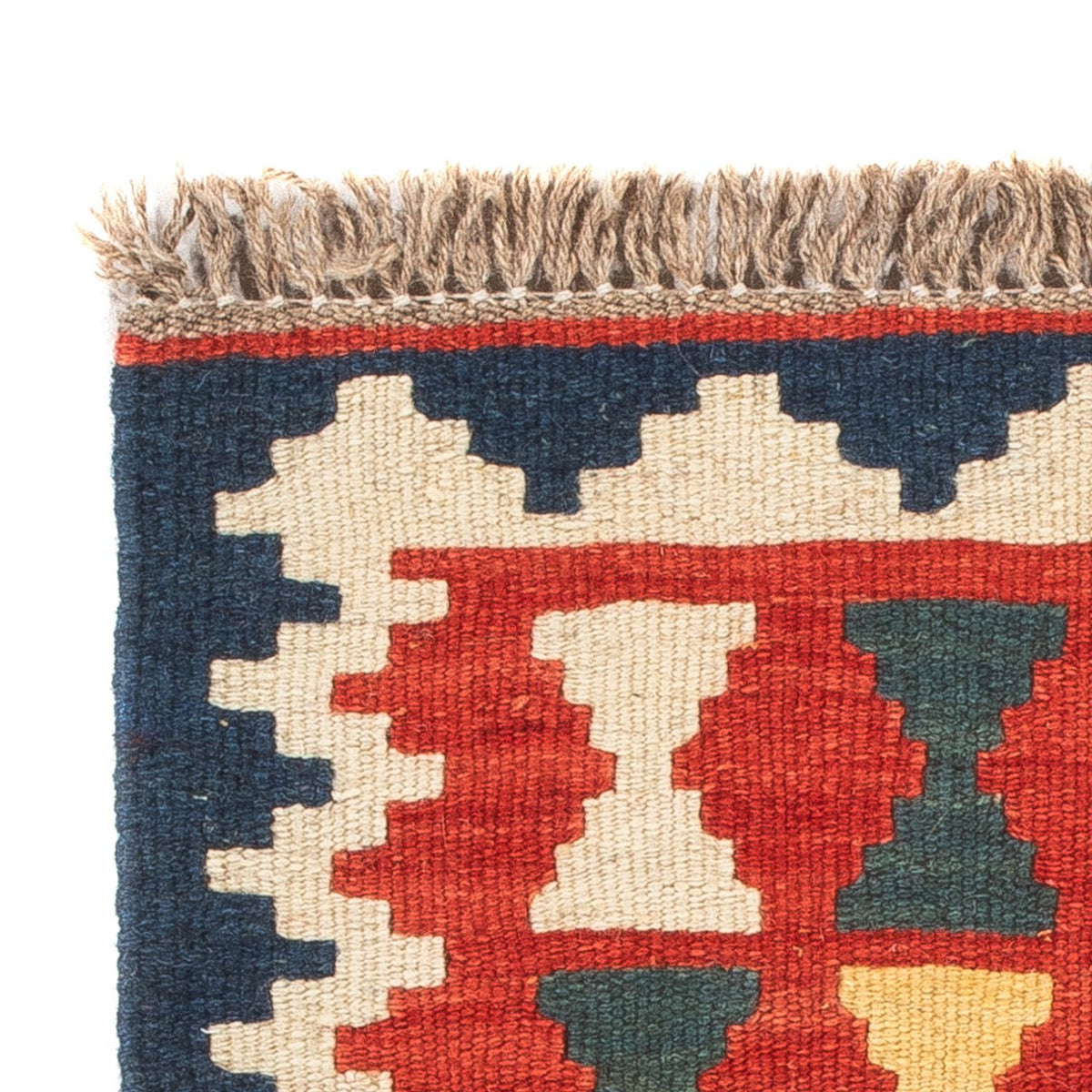 Kelim-tæppe - orientalsk - 60 x 40 cm - flerfarvet