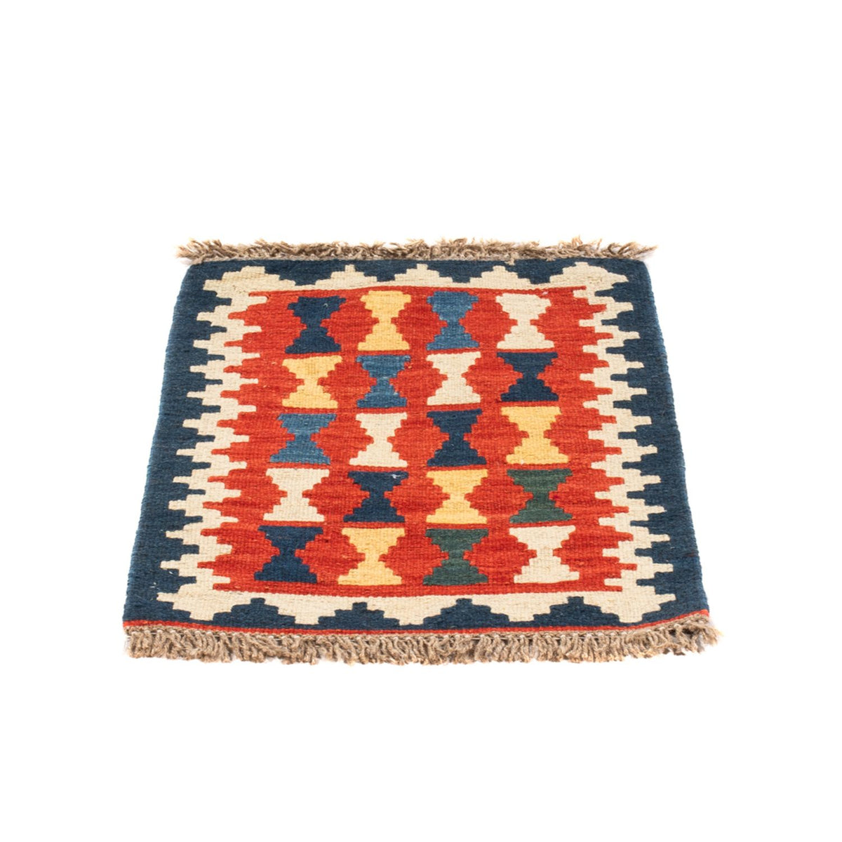 Kelim-tæppe - orientalsk - 60 x 40 cm - flerfarvet