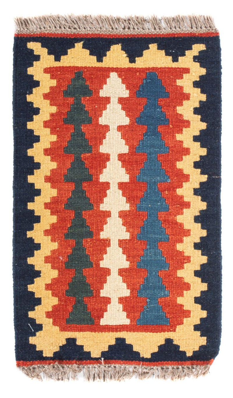 Kelim-tæppe - orientalsk - 60 x 40 cm - flerfarvet
