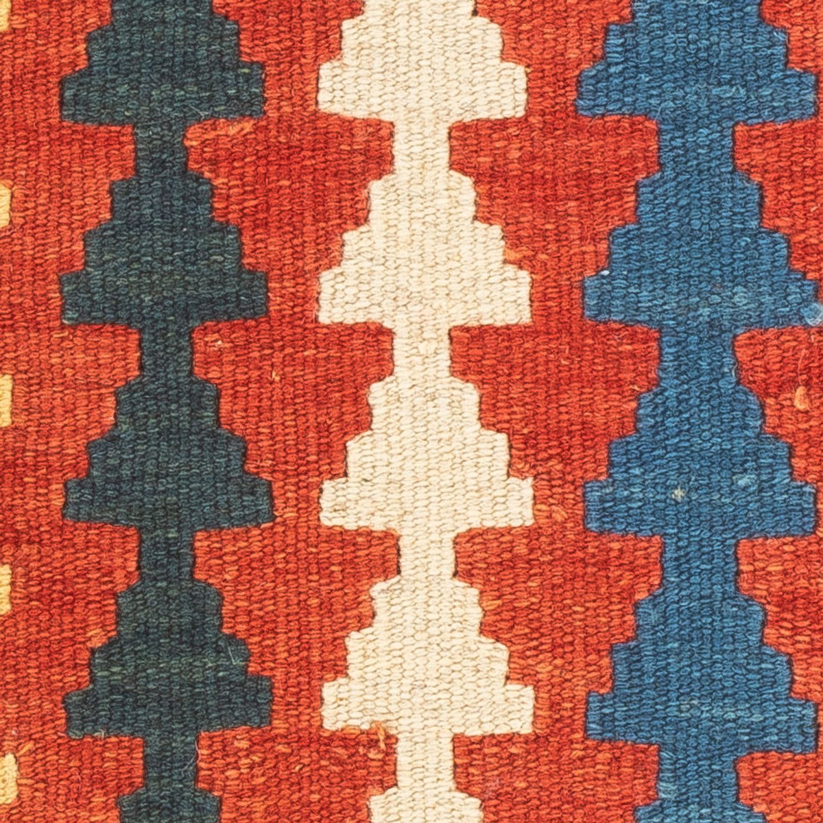 Kelim-tæppe - orientalsk - 60 x 40 cm - flerfarvet