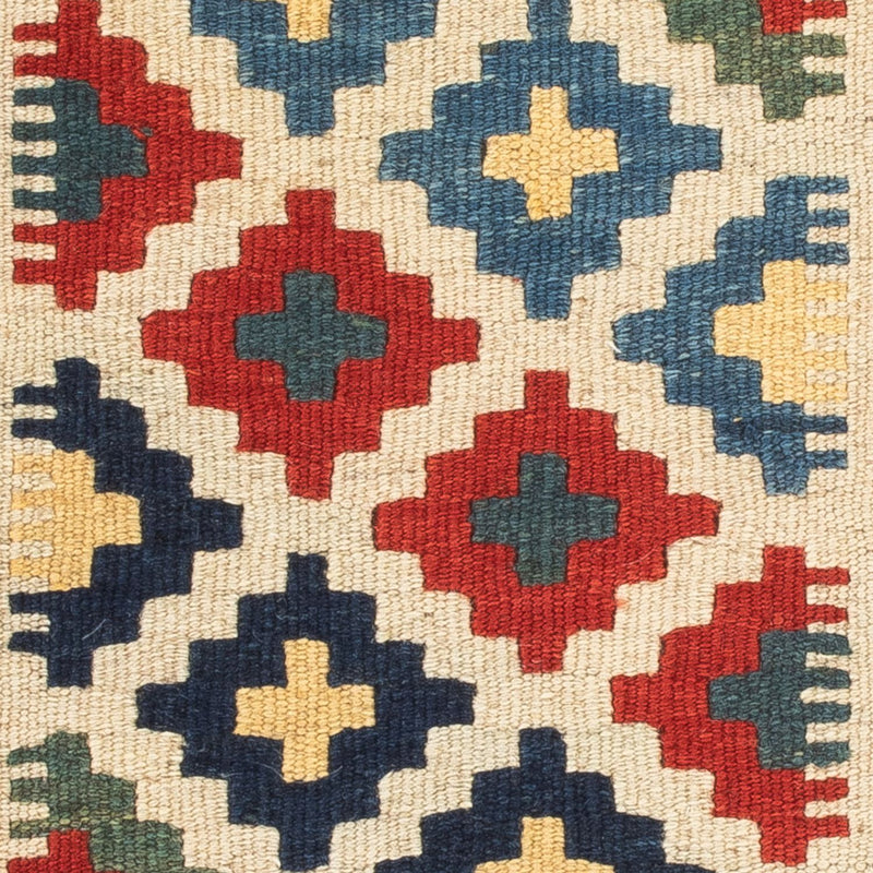 Kelim-tæppe - orientalsk - 60 x 40 cm - flerfarvet