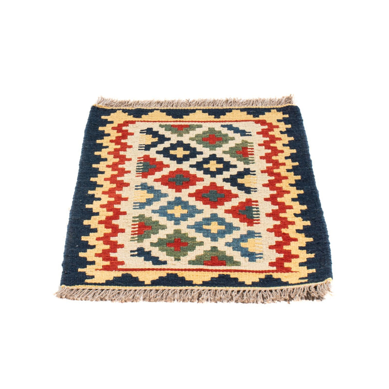Kelim-tæppe - orientalsk - 60 x 40 cm - flerfarvet