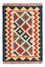 Kelim-tæppe - orientalsk - 60 x 40 cm - flerfarvet