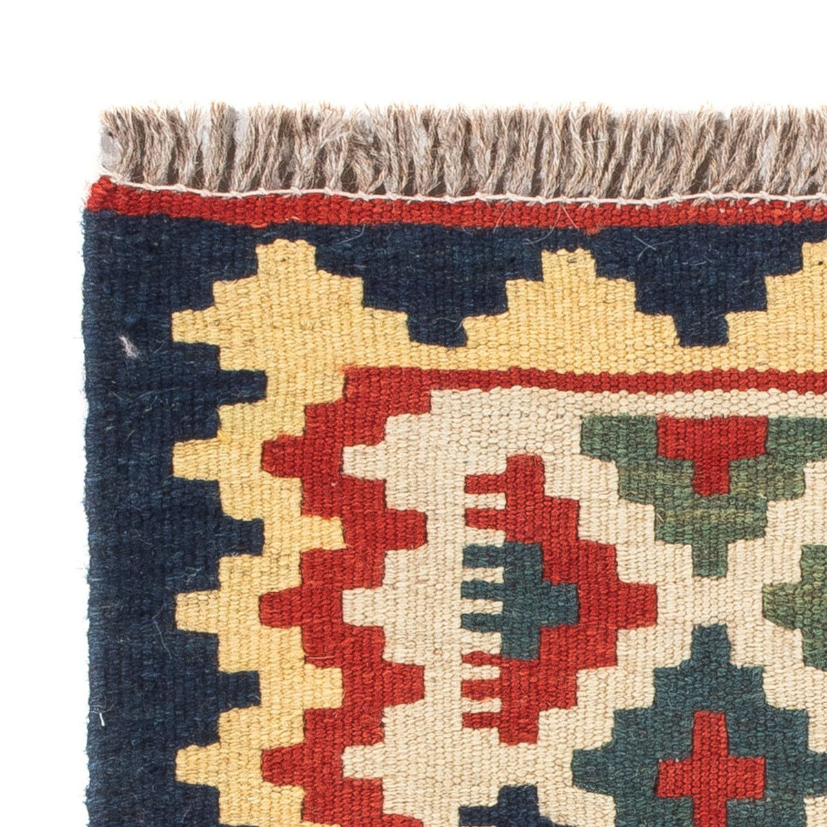 Kelim-tæppe - orientalsk - 60 x 40 cm - flerfarvet