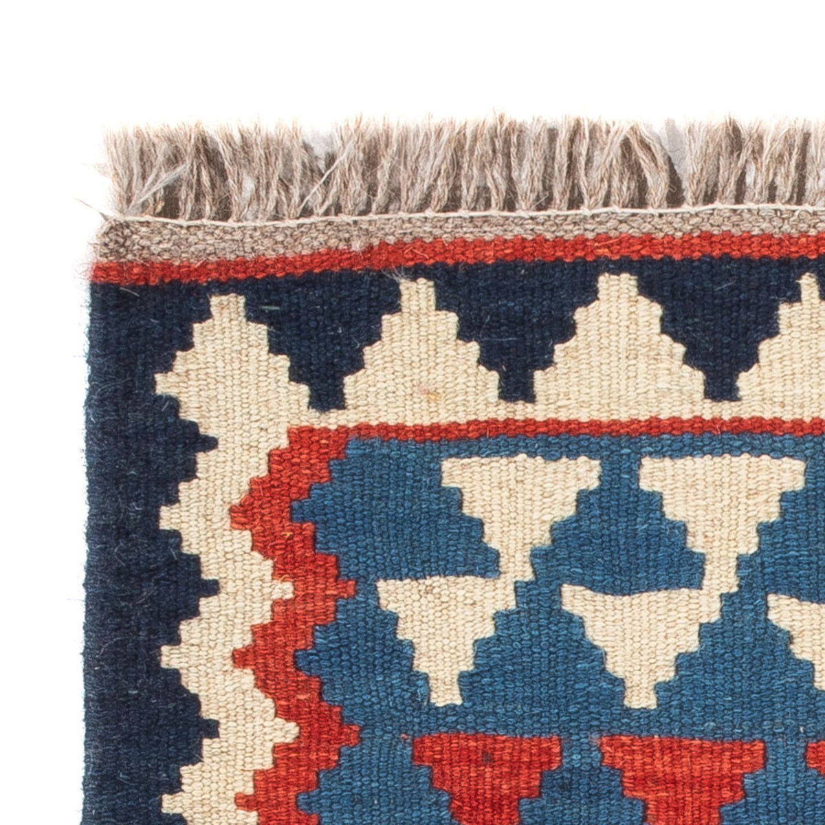 Kelim-tæppe - orientalsk - 60 x 40 cm - flerfarvet