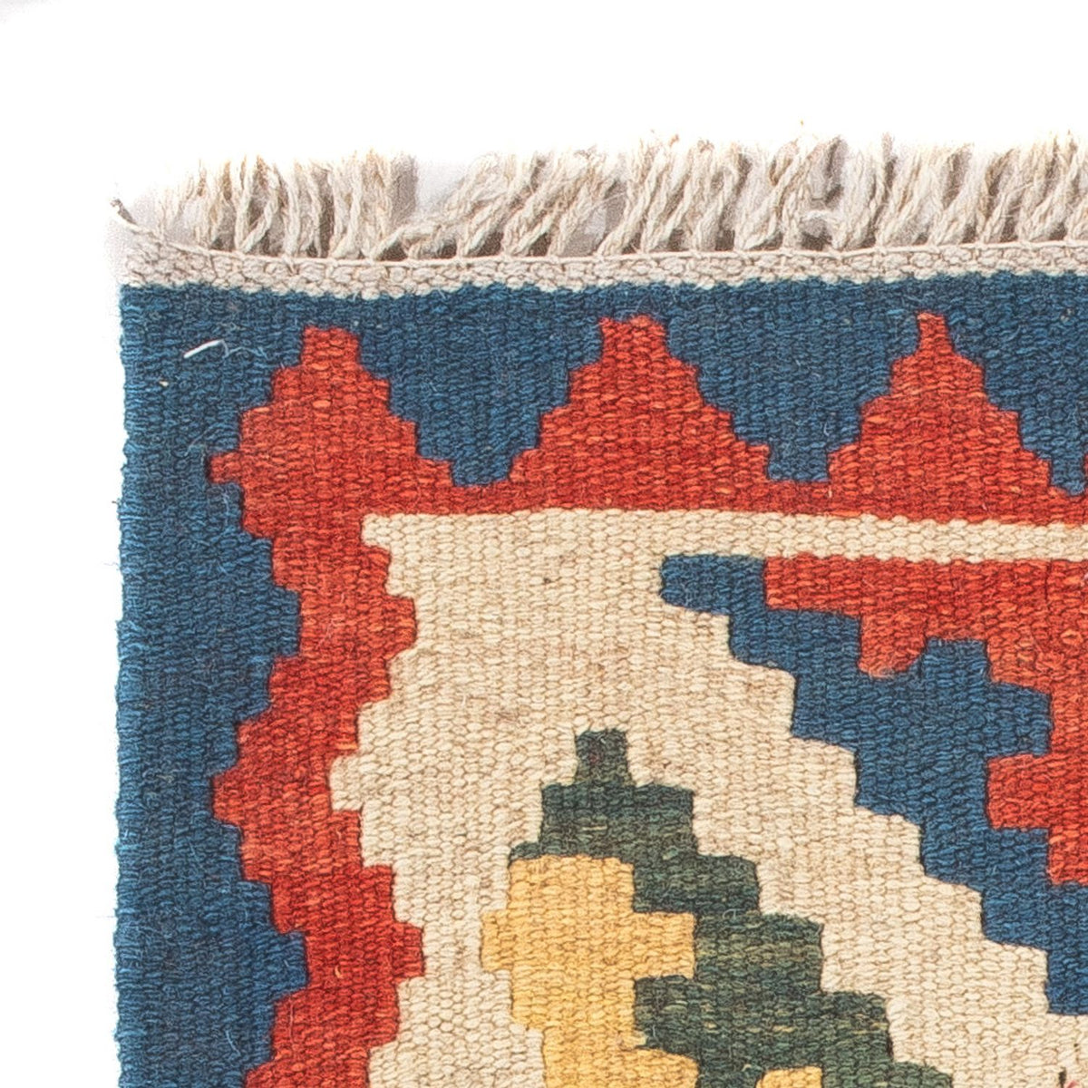 Kelim-tæppe - orientalsk - 60 x 40 cm - flerfarvet