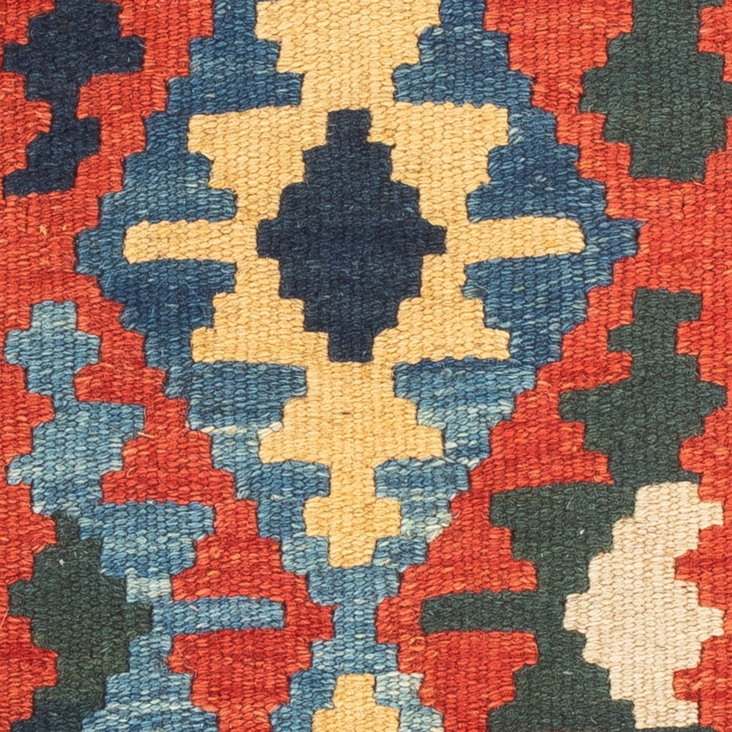 Kelim-tæppe - orientalsk - 60 x 40 cm - flerfarvet
