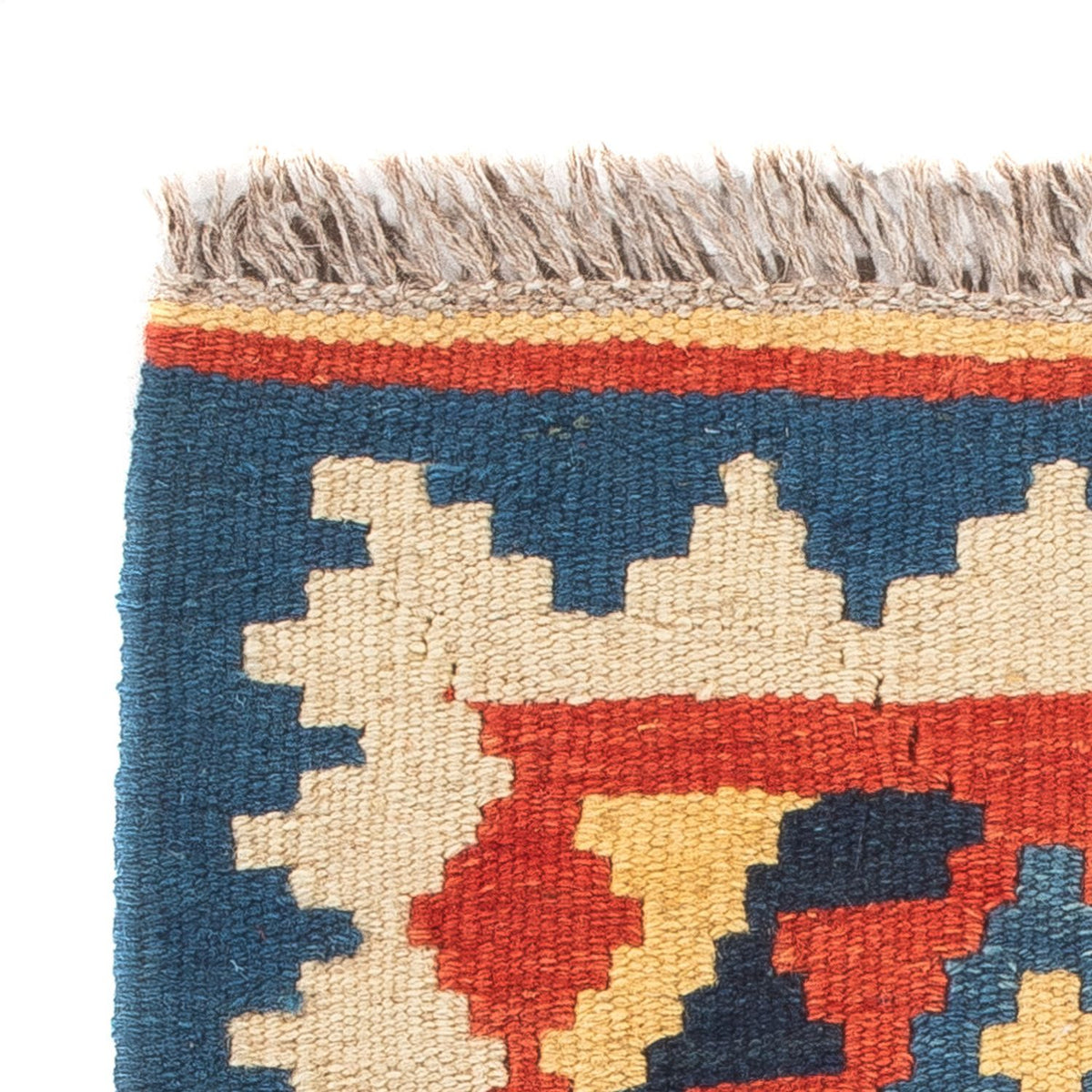 Kelim-tæppe - orientalsk - 60 x 40 cm - flerfarvet