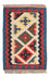 Kelim-tæppe - orientalsk - 60 x 40 cm - flerfarvet