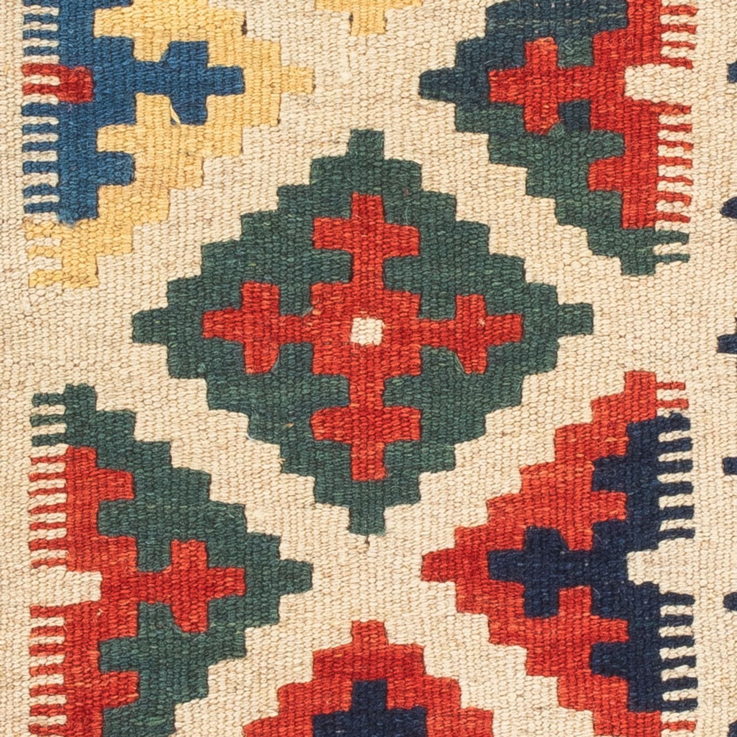 Kelim-tæppe - orientalsk - 60 x 40 cm - flerfarvet