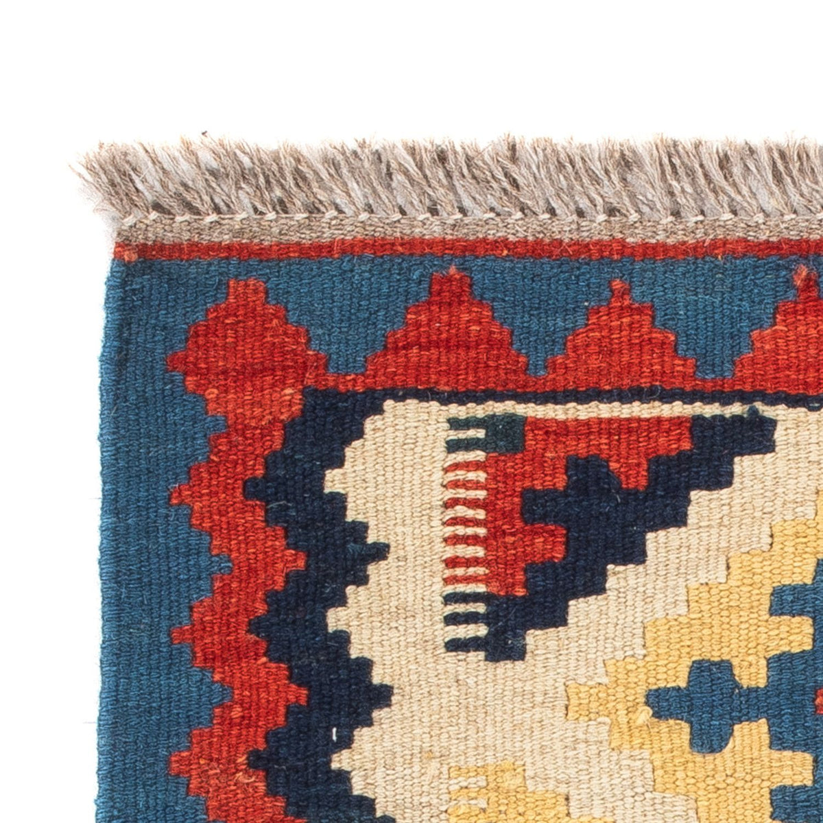 Kelim-tæppe - orientalsk - 60 x 40 cm - flerfarvet