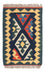 Kelim-tæppe - orientalsk - 60 x 40 cm - flerfarvet