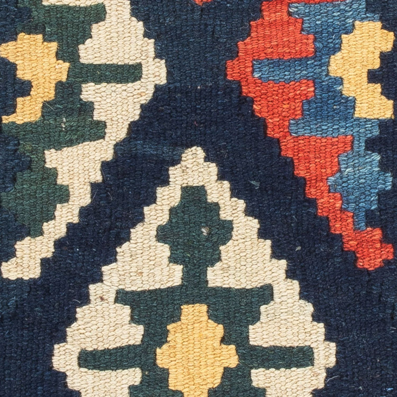 Kelim-tæppe - orientalsk - 60 x 40 cm - flerfarvet