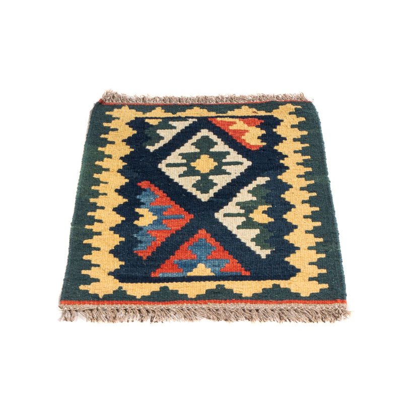 Kelim-tæppe - orientalsk - 60 x 40 cm - flerfarvet