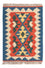 Kelim-tæppe - orientalsk - 60 x 40 cm - flerfarvet