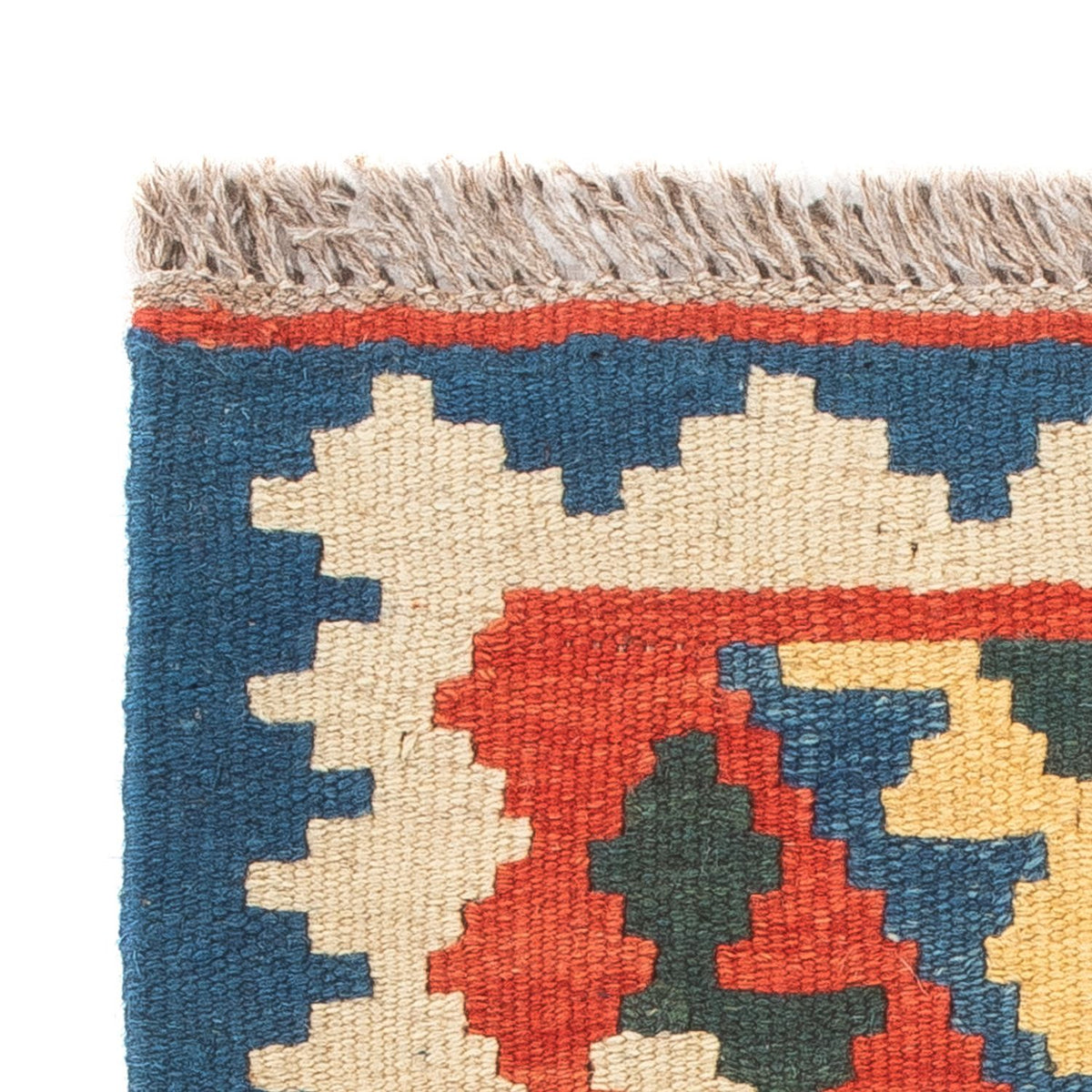 Kelim-tæppe - orientalsk - 60 x 40 cm - flerfarvet