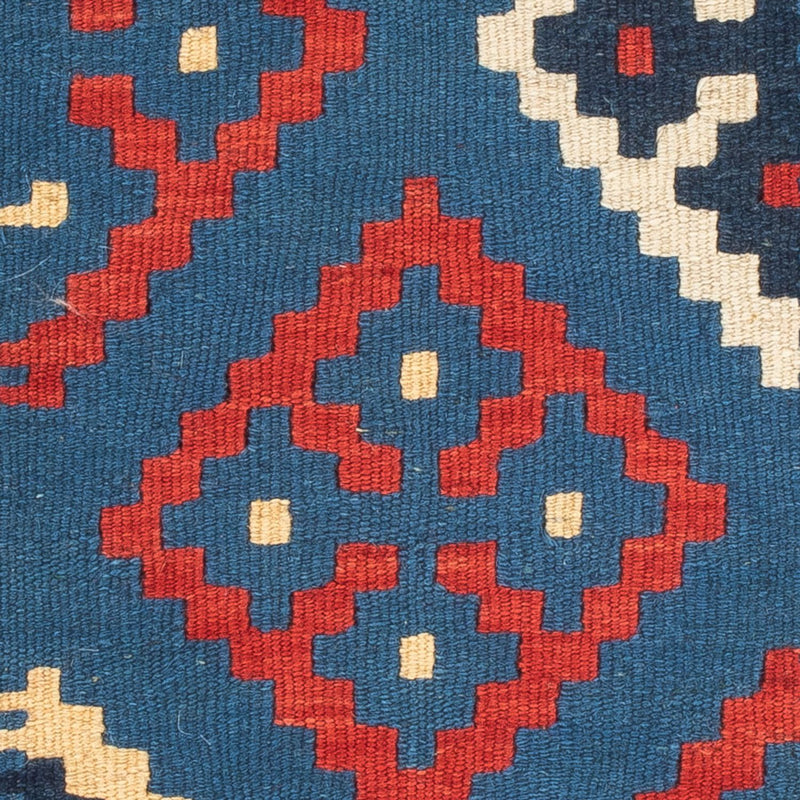 Kelim-tæppe - orientalsk - 60 x 40 cm - blå