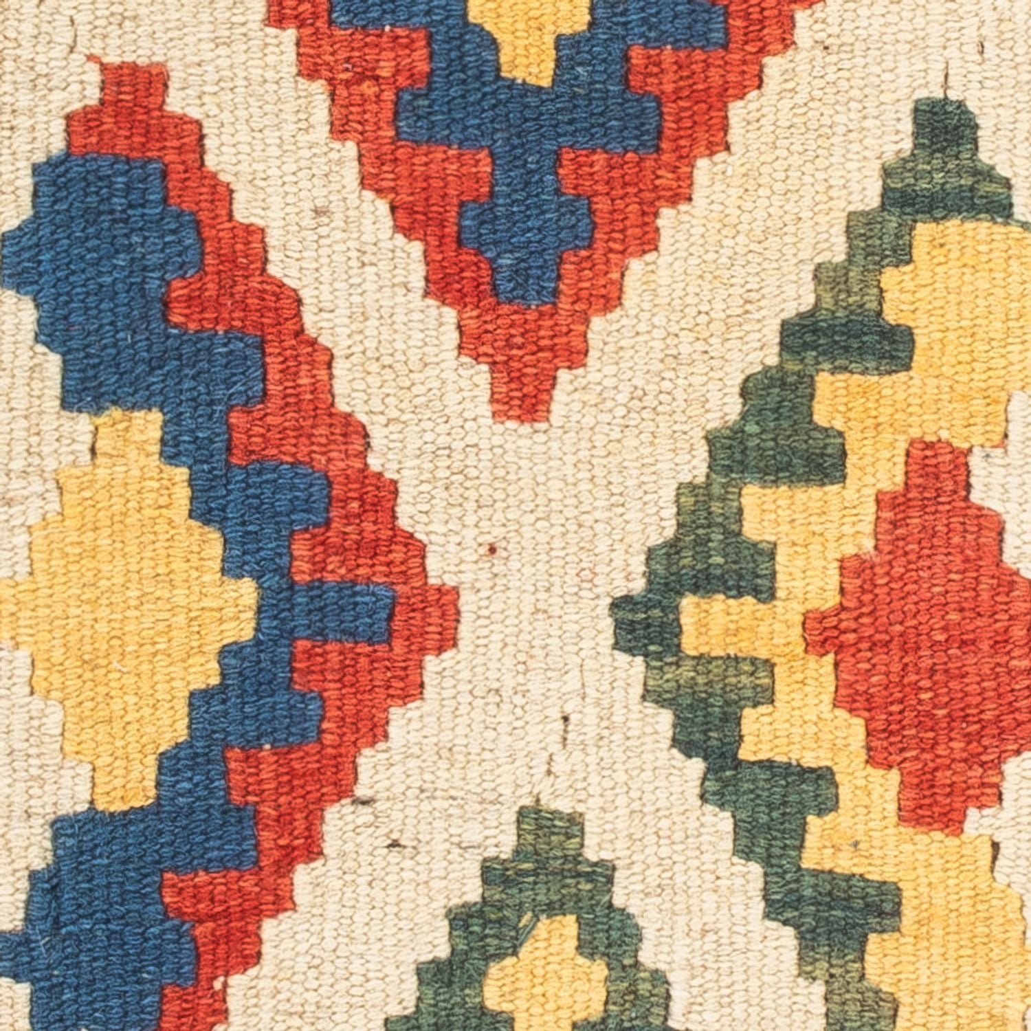 Kelim-tæppe - orientalsk - 60 x 40 cm - flerfarvet